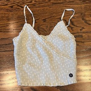 Green Ribbed Cami, Hollister